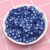 100g / lot 5 mm Halloween Blue Evil Eyes Clay Slices Sprinkles Pottery Soft For DIY Crafts remplissant les accessoires