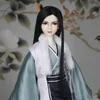 BJD 1/3 Boy Doll Full Set Big 60cm Handgjorda kinesiska Hanfu Male Dolls Ancient Costume Man Ball Jointed Dolls Boys Toys