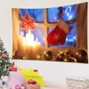 Audio dell'albero di Natale, arazzi per deco di casa, hippy decorativi bohémien, arazzi della camera da letto di Natale