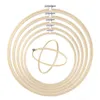 15-26 cm runde Stickereien Hoop Loop Bambus Kreuzstich einstellbare handgefertigte Handwerkswerkzeug Anfänger Stickkreis Nähkit nähen Kit