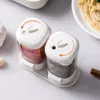 Push-type Metering Kitchen Seasoning Pot Rotate Spice Salt Pepper Container Box Kitchen Storage Tool