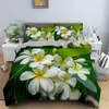 Floral Printed Bedding Set 2/3 PCS Luxury Full Queen King Size Duvet Cover Set Pillowcase Quilt Cover Home Textile