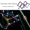 Ultralight Aluminum Alloy Rainbow MTB Flat Pedal Bicycle Pedals Colorful Bike Anti-Slip Pedals For BMX Mountain Bike Accessories