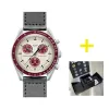 Watches Hot Sale Original Brand with Original Box Moon Watches for Mens Multifunction Plastic Case Chronograph Explore Planet AAA Clocks