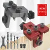 3 in 1 Woodworking Doweling Jig Kit Universal Drill Guide Locator Furniture Cabinet Assembly Hole Puncher Household DIY Tools