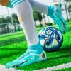 Amerikanische Fußballschuhe 2024 Frühlingsjungen und Mädchen machen atmungsaktive Jugendfußball Leichte Lauf weiche Mode.