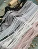 10 Meters/lot Hot Selling Off White Pink Blue African Elastic Lace Trim Quality Embroidered Guipure Lace Fabric Mesh Lace Fabric