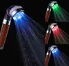 ZLOOG HOT 3/7 ألوان LED دش الحجارة المعدنية الحجارة المعدنية مرشح الضغط عالي توفير المياه لتوفير رأس دش باليد للحمام