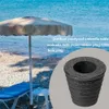 Le support de base de parasol à cône du cône de parapluie s'adapte à un poteau de 1,5 pouce / 38 mm pour une ouverture de trou de table ou une base de parasol