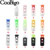 10pcs Colorful Cord Lock Stopper Toggle Clip Transparent for Apparel Sportswear Shoelace Rope Paracord Lanyard Accessories