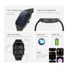 СМОТРИ 2023 Новые умные часы Bluetooth называет умные часы для мужчин, женские спортивные браслет для фитнеса пользовательские часы для лиц, сердечный рисунок монитор сердечного ритма