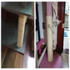Fiame di arrampicata con corda di sisal per gatto, tavola di graffi fatta in casa, accessori fai -da -te, colonna di artiglio bianco, 4/5/6mm