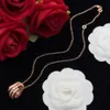 Designer Fashion Luxury Halsband Högkvalitativa smyckekedjor Halsband för kvinnor och herrparti guldsmycken bröllopsfest gåva