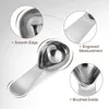 Coffee Scoop Set Of 2 Stainless Steel Spoons Scoops Tablespoon Measure Spoon Fits 240410