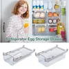 Verstelbare keuken ei organizer opbergrek doos koelkast houder pull-out lade ruimte spaarder keuken organisator 45a 45a