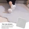 Badmattor matta Anti Slip Stickers Rug Gripper Corner Pads Stark curlingband Självhäftande dubbelsidig för hemmet