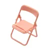 1/12 Dollhouse Accessories Dolls Plastic Adjustment Folding Chair House Furniture for Ob11 BJD Doll