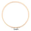 15-26cm Round Embroidery Hoop Loop Bamboo Cross Stitch Adjustable Handmade Crafts Tool Beginner Embroidery Circle Sewing Kit