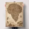 Sepia vintage jurajska mapa mapy dinozaur Zagostanie światowych sztuki na płótnie wydruki retro malarstwo obraz do wystroju domu w pokoju