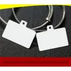 Blank Jewelry Hanging Tag White Pet Tag Labels Ring Bracket Ring Earrings Price Tag Display Custom Logo Price Name Card