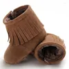 Buty urodzone dziewczynki futra grube ciepłe buty dla dzieci chłopiec najwyższej jakości bawełniany zamek błyskawiczny