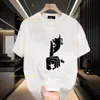męska designerka koszulka moda odzież przystojna ciężka bawełniana T-shirt z krótkim rękawem Młodzież mężczyźni i kobiety Summer Instagram Brand Street Lose Top Man T Shirt