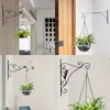 Nordic Style Wall Mounted Hanging Flower Pot Support Plant Bracket Hook Hanger Holder Balcony Garden Decoration