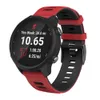 Banda di orologio in silicone a doppio colore per garmin 245 cinghia da polso bracciale per precurso