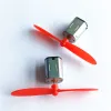 2Set/Pack N20 3-3.7V 22000 rpm Micro DC Motors med svart röd propeller Model Airplane Helicopter Fan DIY Parts Dropshipping