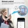 TUYA WIFI توقيت Socket UK SIPLE SMART Home Power Power Monitor Work with Aleax Socket