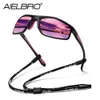 Aielbro-Gafas de Sol Polarizadas Para Ciclismo Para Hombre, Lentes de Sol Tr-90, Ligeras