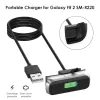 Bracelet intelligent Câble de charge ABS Chargeur ABS pour Gear Fit 2 Câble de charge USB de remplacement pour Samsung-Galaxy Fit2 R220