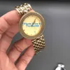 Zegarki słynne nowoczesne zegarek złota qaurtz moda złota zegarek damski casual sport zegarek 34 mm jakość 250S