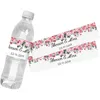 24 st blommor bönparti bröllopsdag rese ljus barn vuxen vatten flaska presentanpassad etikett klistermärke