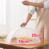 Büyük katlanabilir gıda örtüsü gazlı bez masası kapağı yemek masası anti-Fly sivrisinek gıda çadırı (74cm*25cm)