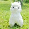 豪華な人形45cm 5色の日本のアルパカソフトぬいぐるみ人形巨人ぬいぐるみ動物玩具kawaiiアルパカモデル子供ギフトJ240410