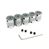 3 mm / 4 mm / 5 mm / 6 mm / 6,35 mm / 7 mm / 8 mm / 10 mm Arbre en aluminium Couplage du moteur de coupleur flexible D19L25