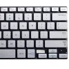 Keyboards Neu für Samsung 730U4 740U3E NP730U3E NP730U4 NP740U3E 730U3E Silver US Laptop -Tastatur mit Hintergrundbeleuchtung Englisch Version