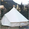 Tents And Shelters Retail Luxury Outdoor Large Family 8-12 Persons Spring Outing Tent Cam Yurt Shaped Mongolian Drop Delivery Sports O Dhg1P