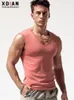 Men's Tank Tops Summer Large V-neck Bottoming Silm Top Wide Shoulder Vest