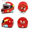 Cykelhjälmar Vinterbarn Motorcyc Hjälm varm Capacete Moto Kids Full Face Riding Cycling Hjälm Cascos Para Moto Helmets för 5-14 åldrar L48