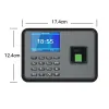 Printers Fingerprint type clock in attendance machine employee commuting checkin Support English, Portuguese, Spanish, Korean