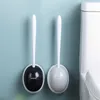 Brosse de toilette en silicone Xiaomi Home pour les accessoires WC Brosse de toilette drainable outils de nettoyage mural