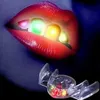 Led Rave Toy 1 Pcs Creative Flashing LED Light Up Mouth Braces Piece Glow Teeth Halloween Party Rave Glow Party Supplies Toy Decompression 240410