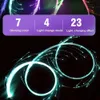 LED rave jouet disco danse whip fête LED Fiber optic Dancing Whips Rechargeable Whip Blowing Sparkle Flow Toy Light Up 360 Swivel Rave EDM 240410