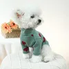 Hundekleidung als Bär Liebe zweibeinige Bottom-Hemd-Hemd Haustier Warm Kleidung Welpe Home lässige Pullover süße Kleidung XS-XL