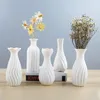 HOT Homelike Decor Flower White Vase Modern Accessories Centerpiece Ceramics Vases for Home Wedding Decoration