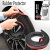 10ft bilbilar Fender Fares Arch Wheel Eyebrow Lip Protector Gummi Gjutning Trim Tätningsremsa för Ford VW Audi BMW Anti Scratch