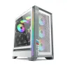 Towers Power Train Titanium 3080 Case MATX/ITX Desktop Game CHASSIS DE COMPUTADOR EATX SUPORTE 360 CASA DE RGB LATERAL DE ÁGUA DO LIME