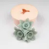 Przy HC0089 Fleurs Savon Moule de savon 3D Moules de bougie arôme de moisissure Faire des moules en argile résine Moules de silice